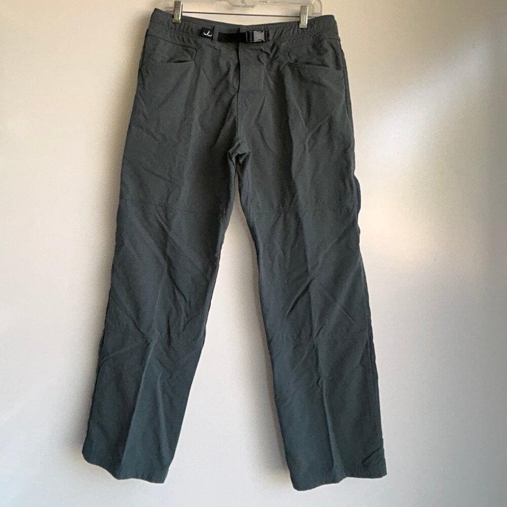 Prana Men's Green Nylon Outdoor Hiking Trail Pants Size Large